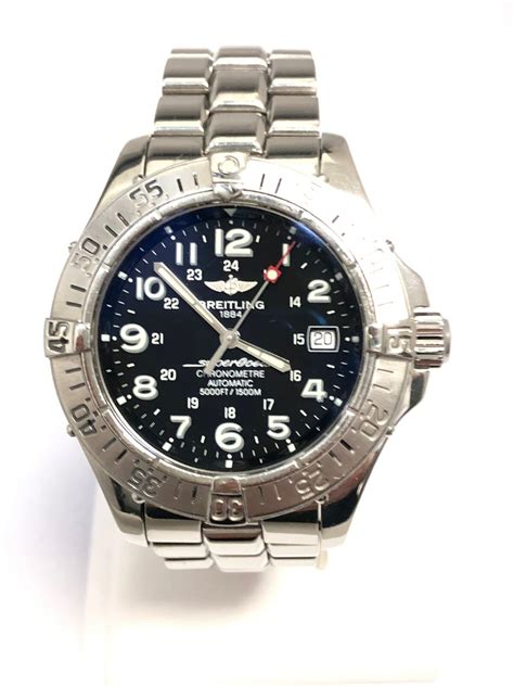 breitling super ocean 1500m bracelet|Breitling watches for sale.